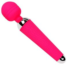 Розовый wand-вибратор - 20 см., фото 