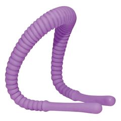 Фиолетовый гибкий фаллоимитатор Intimate Spreader для G-стимуляции, Цвет: фиолетовый, фото 