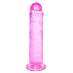 Розовый фаллоимитатор Distortion - 18 см., Цвет: розовый, фото 